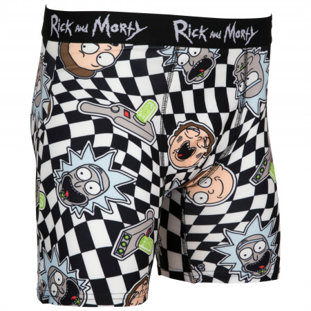 Rick And Morty Optical Illusion Boxer Briefs